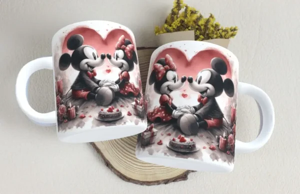 Designs JPG Mickey Minnie para Dia dos Namorados