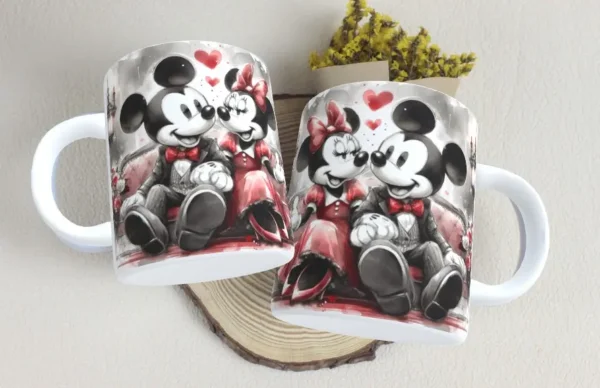 Designs JPG Mickey Minnie para Dia dos Namorados