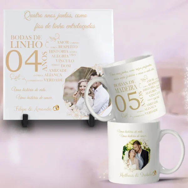 Designs para Caneca de Bodas - Personalize com Estilo