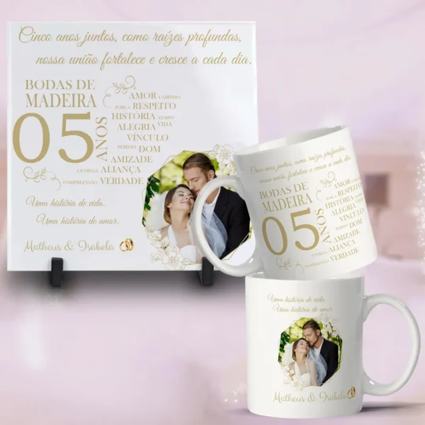 Designs para Caneca de Bodas - Personalize com Estilo