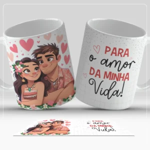 Designs para Canecas de Namorados - Personagens Apaixonados