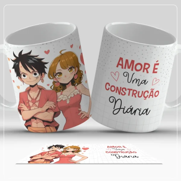Designs para Canecas de Namorados - Personagens Apaixonados