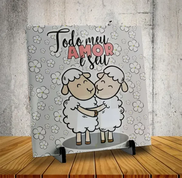 Designs Românticos p/ Canecas e Azulejos - Dia dos Namorados