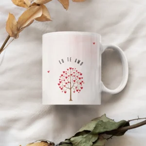 Designs Românticos para Sublimação de Canecas