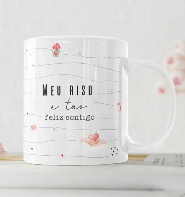 Designs Românticos para Sublimação de Canecas