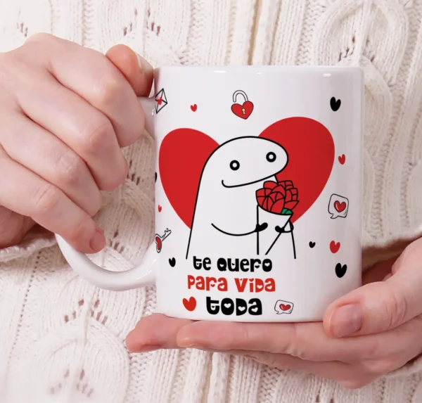 Dia dos Namorados: 10 Designs Flork para Canecas em PNG