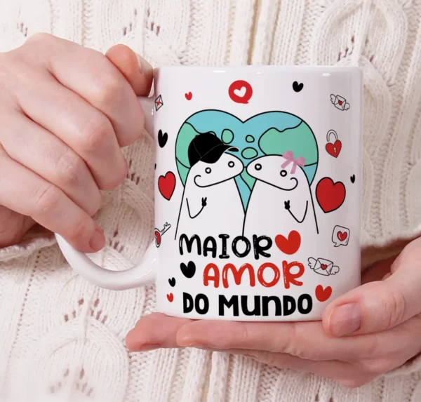 Dia dos Namorados: 10 Designs Flork para Canecas em PNG