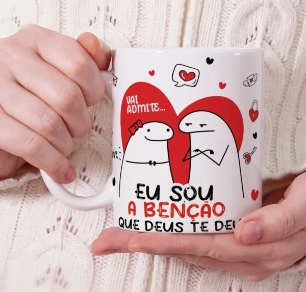 Dia dos Namorados: 10 Designs Flork para Canecas em PNG