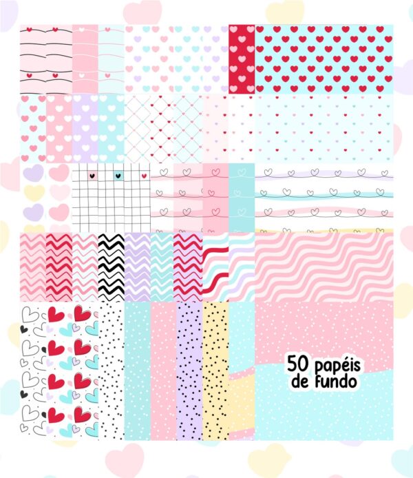 Dia Dos Namorados +150 Arquivos Flork Kit Digital Pack Artes