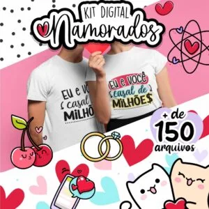 Dia Dos Namorados +150 Arquivos Flork Kit Digital Pack Artes
