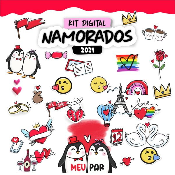 Dia Dos Namorados Kit Digital Frases Caneca Caixa Chocolate