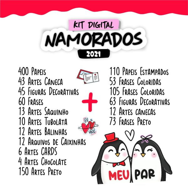 Dia Dos Namorados Kit Digital Frases Caneca Caixa Chocolate
