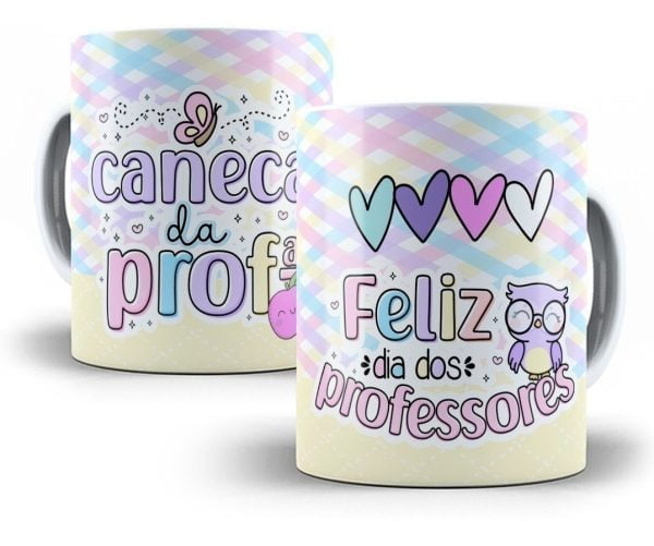 Dia Dos Professores 10 Artes Estampas Canecas Editáveis Cdr