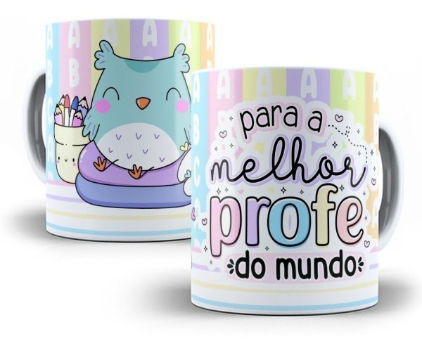 Dia Dos Professores 10 Artes Estampas Canecas Editáveis Cdr