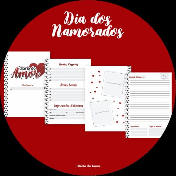 Diário do Amor Dia dos Namorados - Arquivo Digital