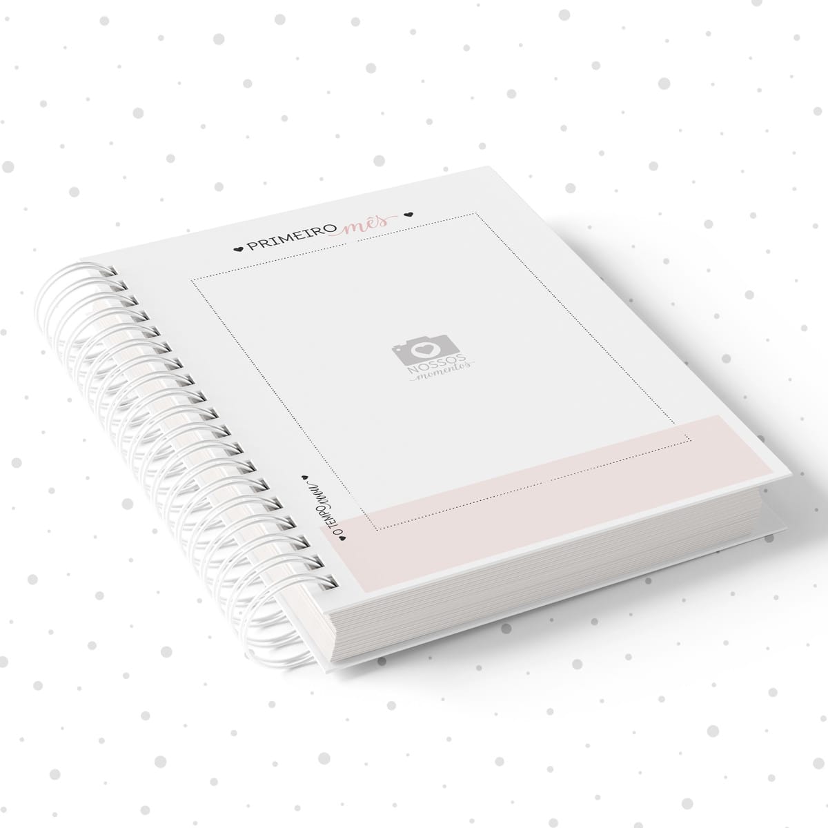 Diário do Bebê Rosa Chá para editar com 120 páginas 3 Diário do Bebê Rosa Chá para editar com 120 páginas - Imagem 3