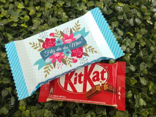 Embalagem para Chocolate Dia das Mães - Arquivo Digital