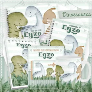 Encadernação Baby Dinossauros - Arquivo Digital 11 Encadernação Baby Dinossauros - Arquivo Digital