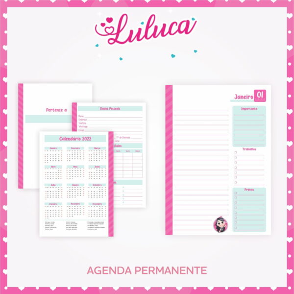 Encadernação Escolar Luluca Games - Arquivo Digital