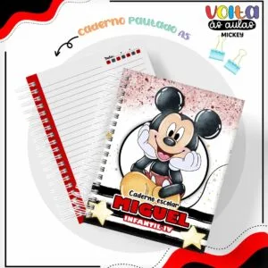 Encadernação Escolar Mickey - Arquivo Digital
