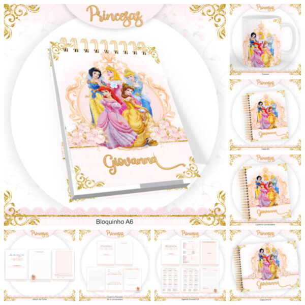Encadernação Princesas - Arquivo Digital