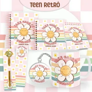 Encadernação Teen Retrô Candy - Arquivo Digital