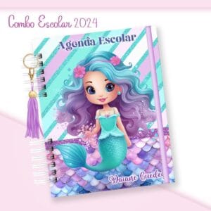 Escolar Menina Sereia - Arquivo Digital