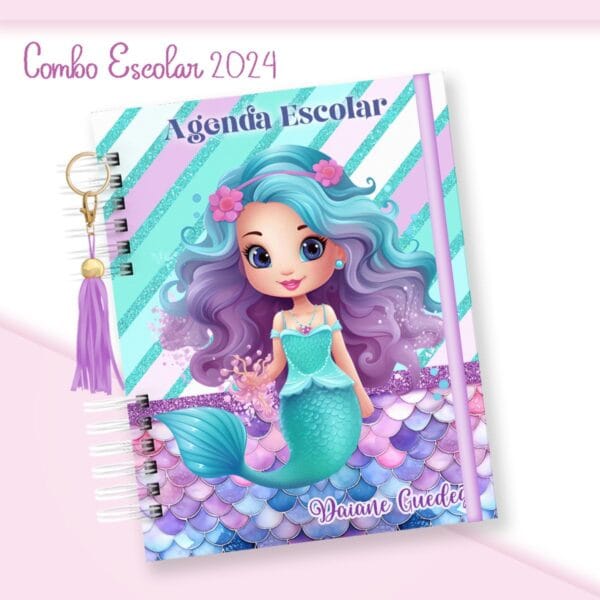 Escolar Menina Sereia - Arquivo Digital