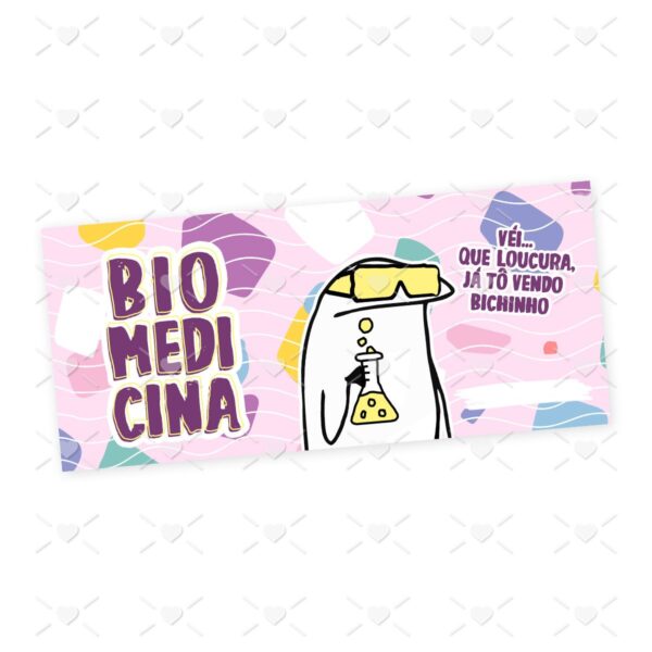 Estampa Caneca Biomedicina Flork Frase Profissão em Jpg