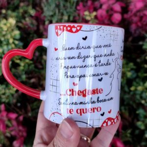 Estampa Caneca Chegaste Dia dos Namorados Roberto Carlos