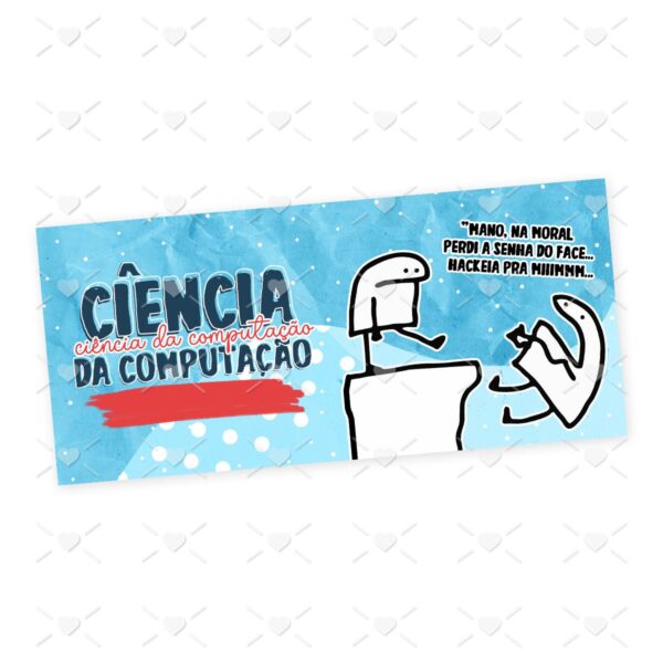 Estampa Caneca Ciência da Computação Flork Frase Profissão