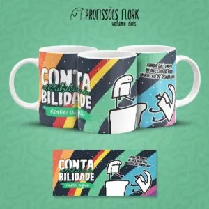 Estampa Caneca Contabilidade Flork Frase Profissão em Jpg