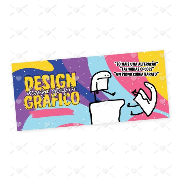 Estampa Caneca Design Gráfico Flork Frase Profissão em Jpg
