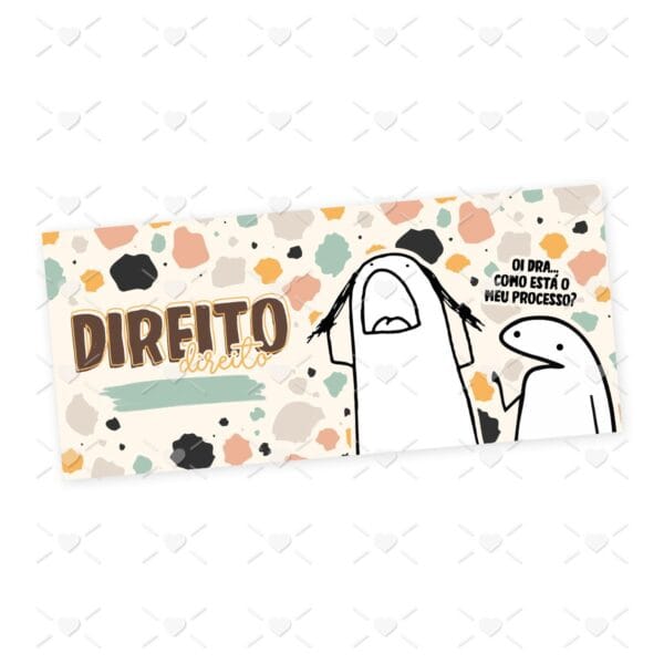 Estampa Caneca Direito Flork Frase Profissão em Jpg