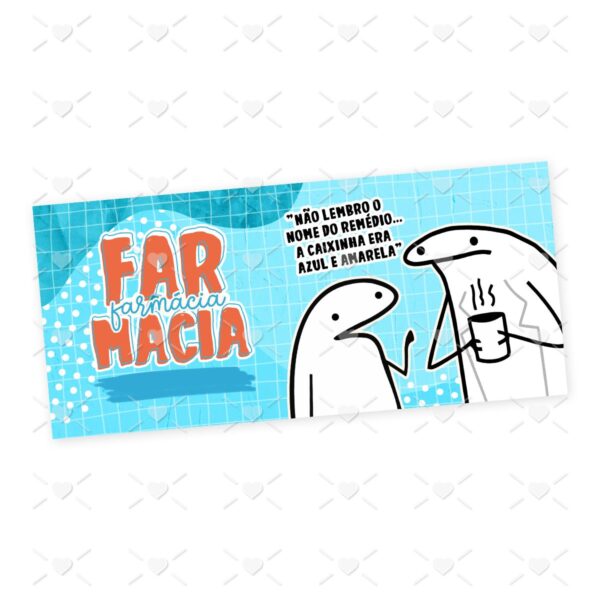 Estampa Caneca Farmácia Flork Frase Profissão em Jpg