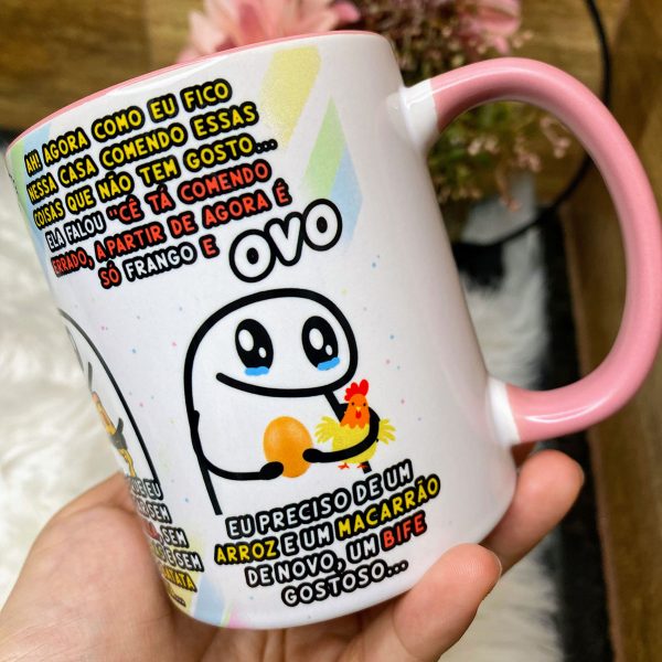 Estampa Caneca Flork Nutricionista Dieta É coisa de Louco