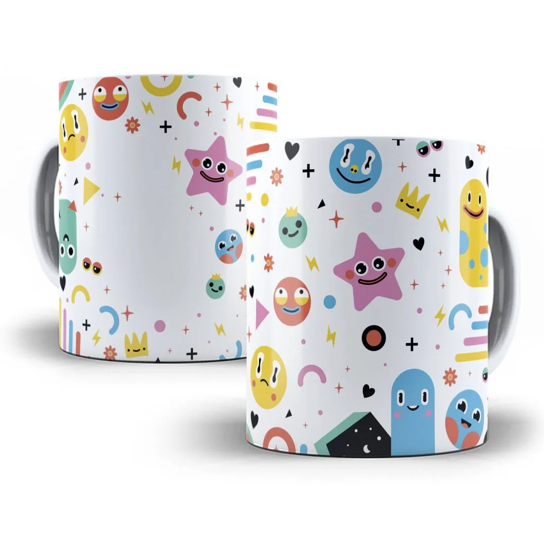 Estampa Caneca Frase A Fase Ruim Vai Passar... Por Cima De Mim