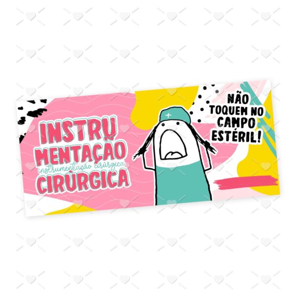 Estampa Caneca Instrumentação Cirúrgica Flork Profissão