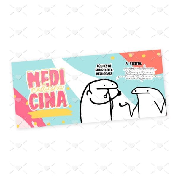 Estampa Caneca Medicina Flork Frase Profissão em Jpg