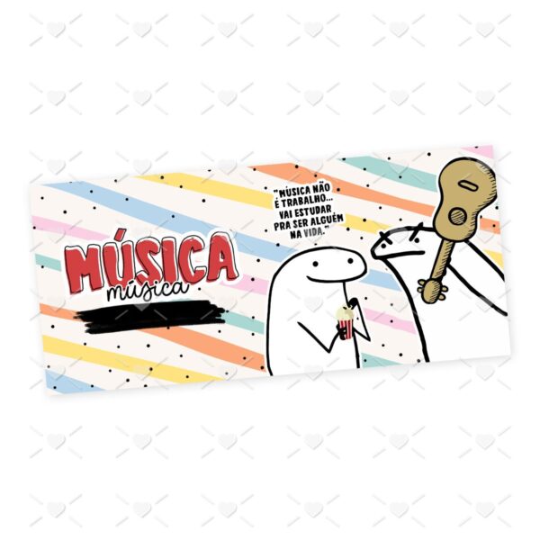 Estampa Caneca Música Musicista Flork Frase Profissão em Jpg