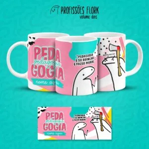 Estampa Caneca Pedagogia Flork Frase Profissão em Jpg 23 Estampa Caneca Pedagogia Flork Frase Profissão em Jpg