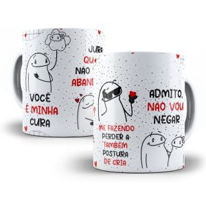 Estampa Caneca Você é Minha Cura Flork Musica Frases