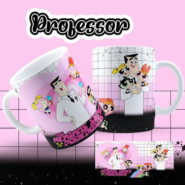 Estampas Caneca As Menindas Super Poderosas Amizade Amigas