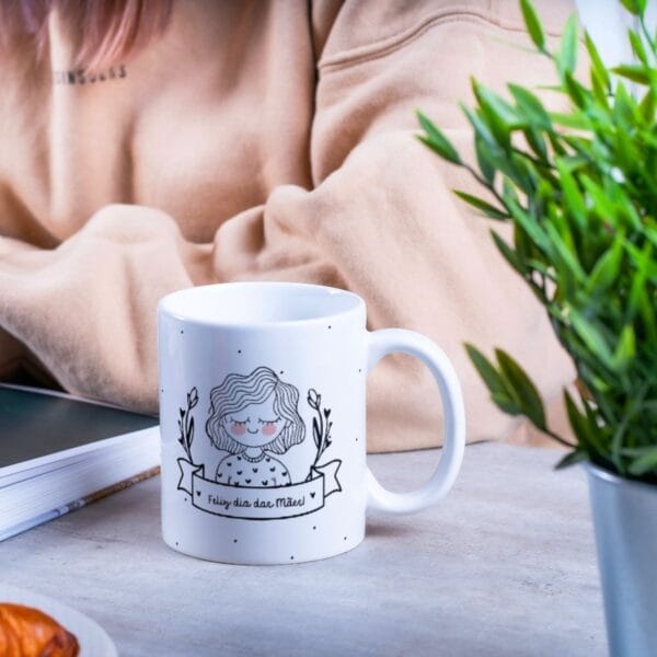 Estampas Caneca Dia das Mães 2023 Linhas Minimalistas