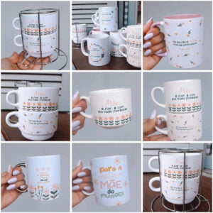 Estampas Caneca Dia das Mães 2024 Artes Para Sublimar
