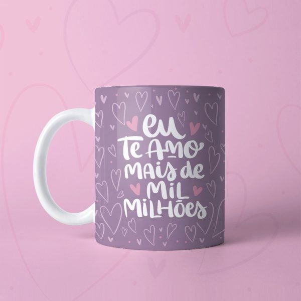 Estampas Caneca Dia Dos Namorados Lindas Frases Lettering