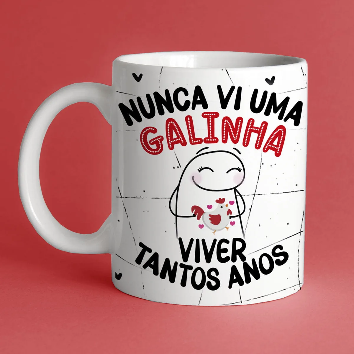 Estampas Caneca Flork Amigas Dia do Amigo Amizade Engraçadas