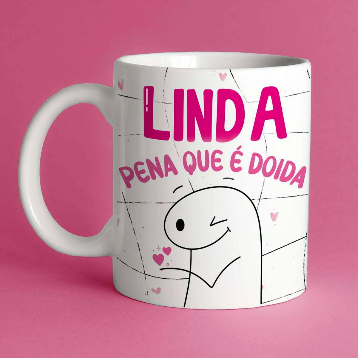 Estampas Caneca Flork Amigas Dia do Amigo Amizade Engraçadas
