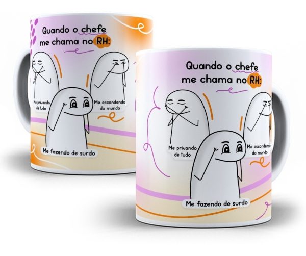 Estampas Caneca Flork Frases Humor Sublimação Personalizados