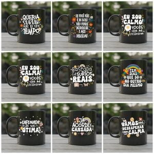 Estampas Caneca Frases Engraçadas Ácidas Meme Vibes Vol. 1
